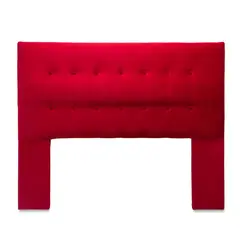 GENERICO - Respaldo 2 Plazas Felpa Rojo Cp Seve