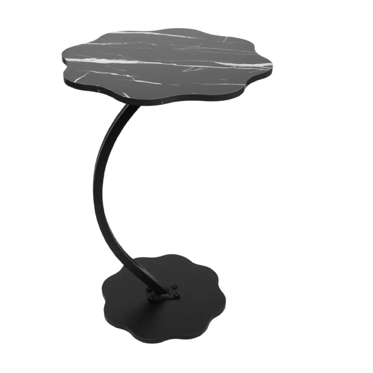 GENERICO - Mesa Centro Mesa Auxiliar Forma De Flor Resistente De 60cm