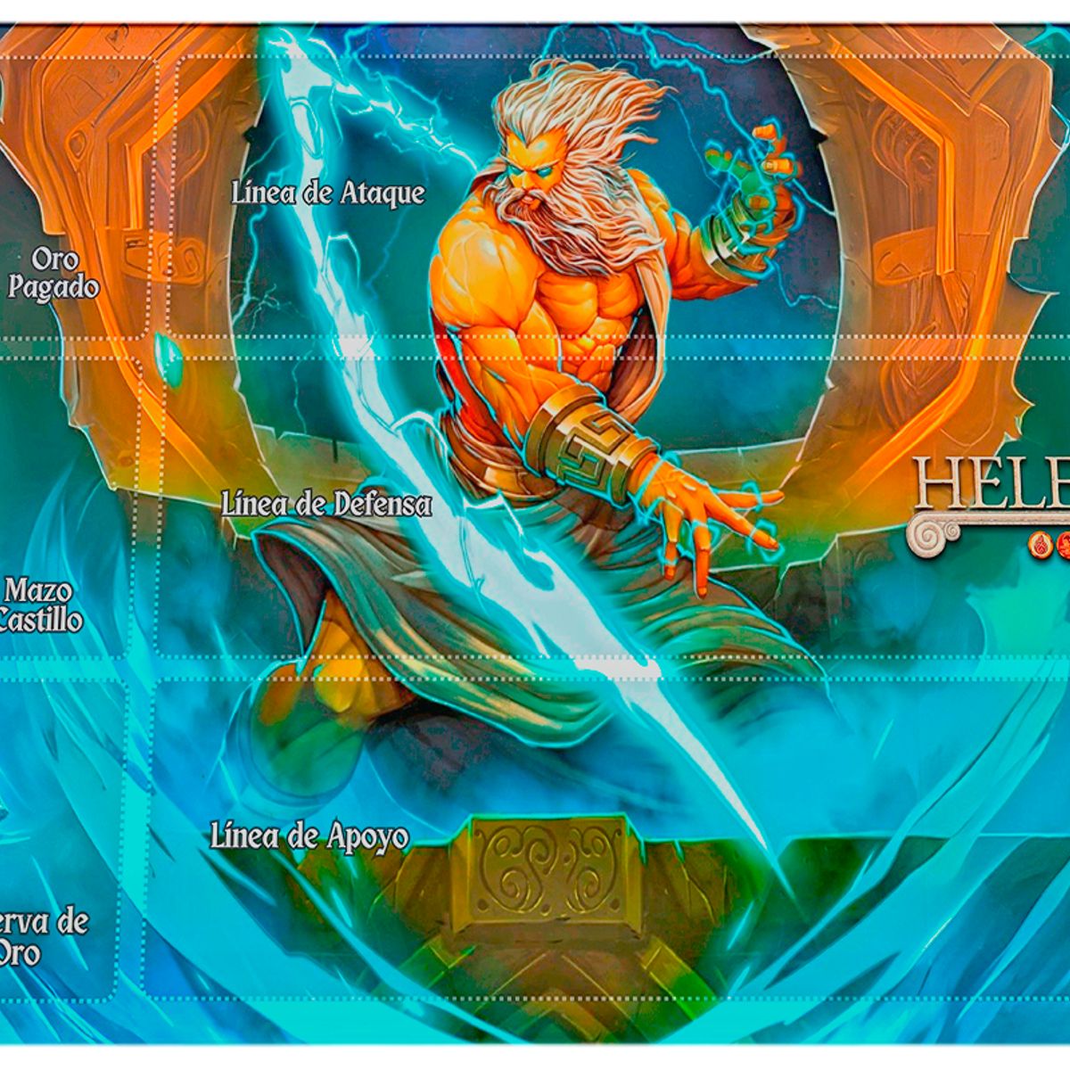 GENERICO - Playmat Mitos y Leyendas Card Game 60×35 cm M01