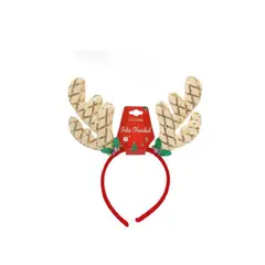 GENERICO - Cintillos de navidad diseño reno 24cm