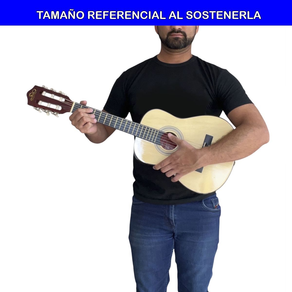 SEVILLANA - Guitarra Clasica Funda De Niño 30 Pulgadas Sevillana Natural