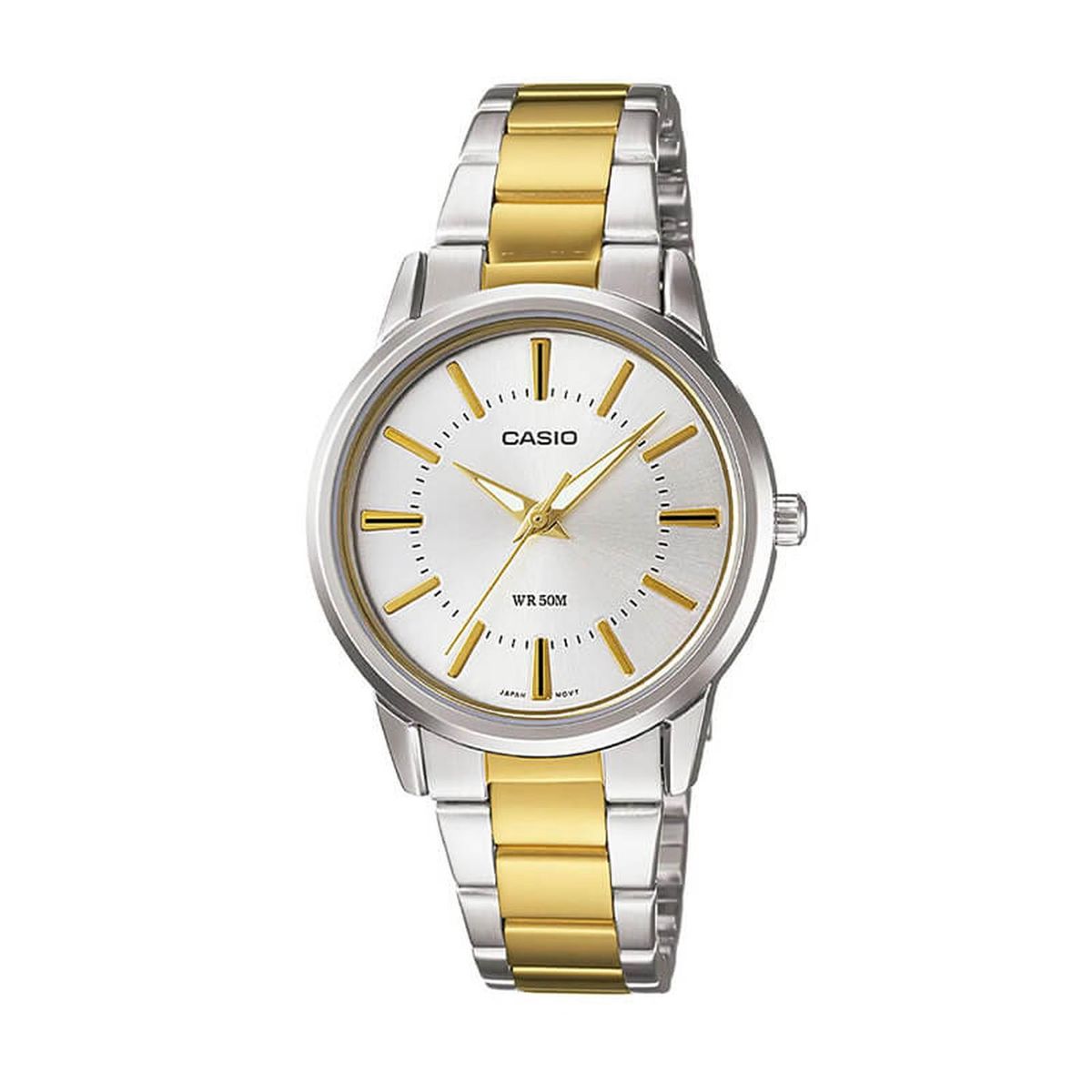 CASIO - Reloj Análogo Casio Mujer LTP-1303SG-7A