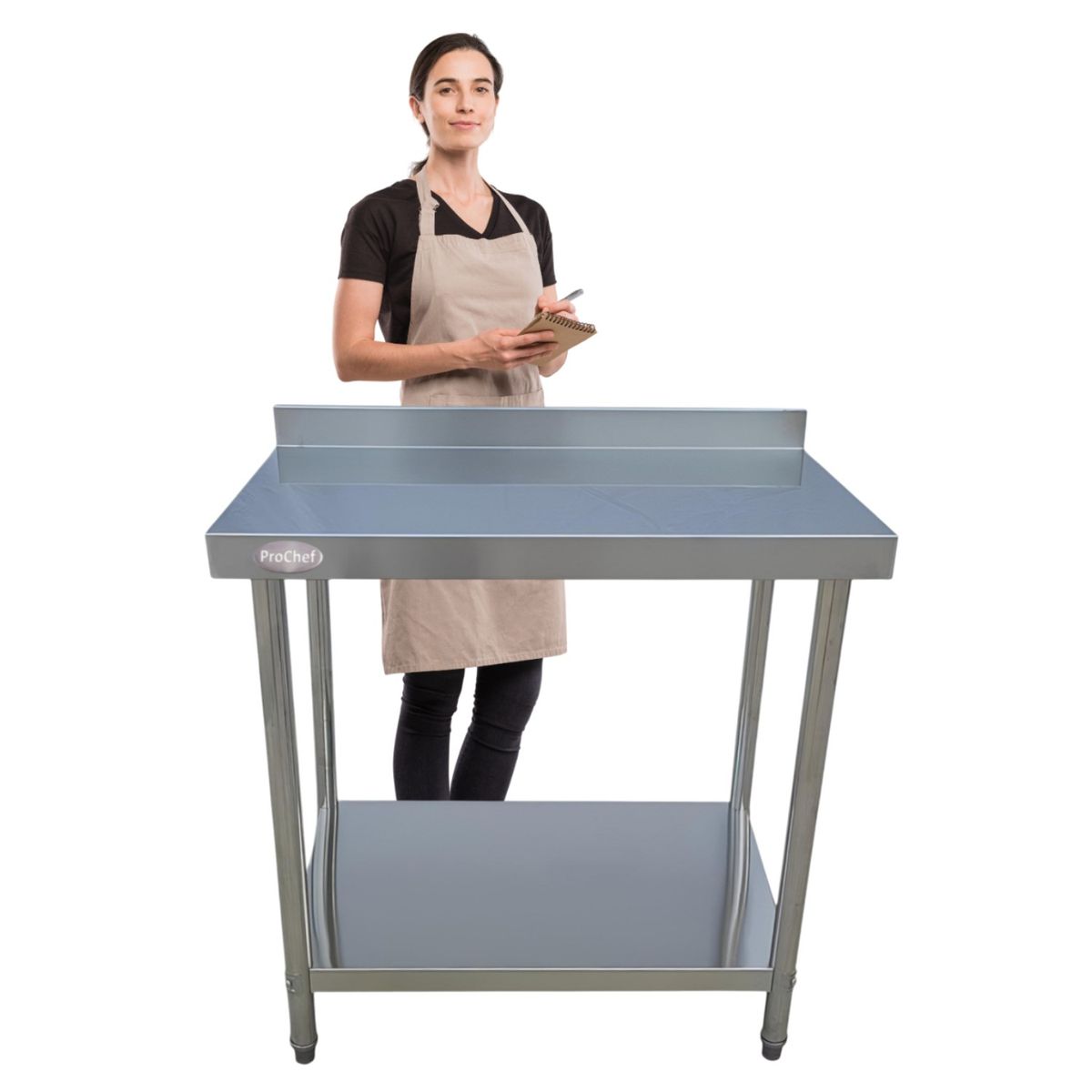 PROCHEF - Meson muro 100% inoxidable 100x60x85(+6) cm