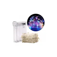 GENERICO - Guirnalda Luces Micro 100 Led Luces Hada Hilo 10m Multicolor