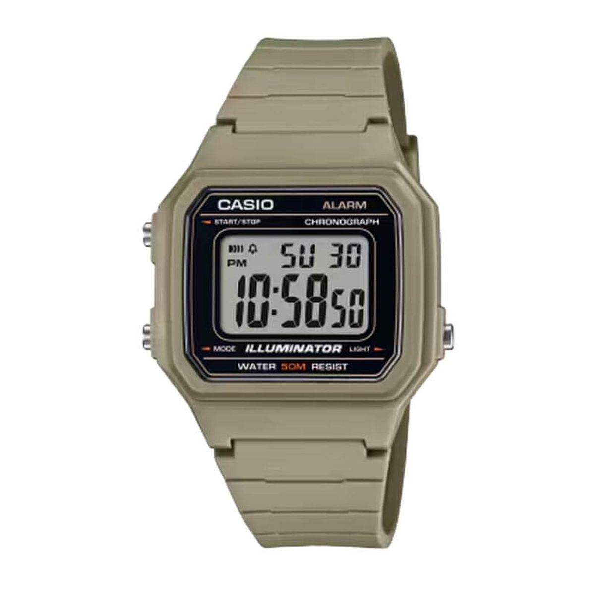 CASIO - Reloj Digital Casio Hombre W-217H-5A
