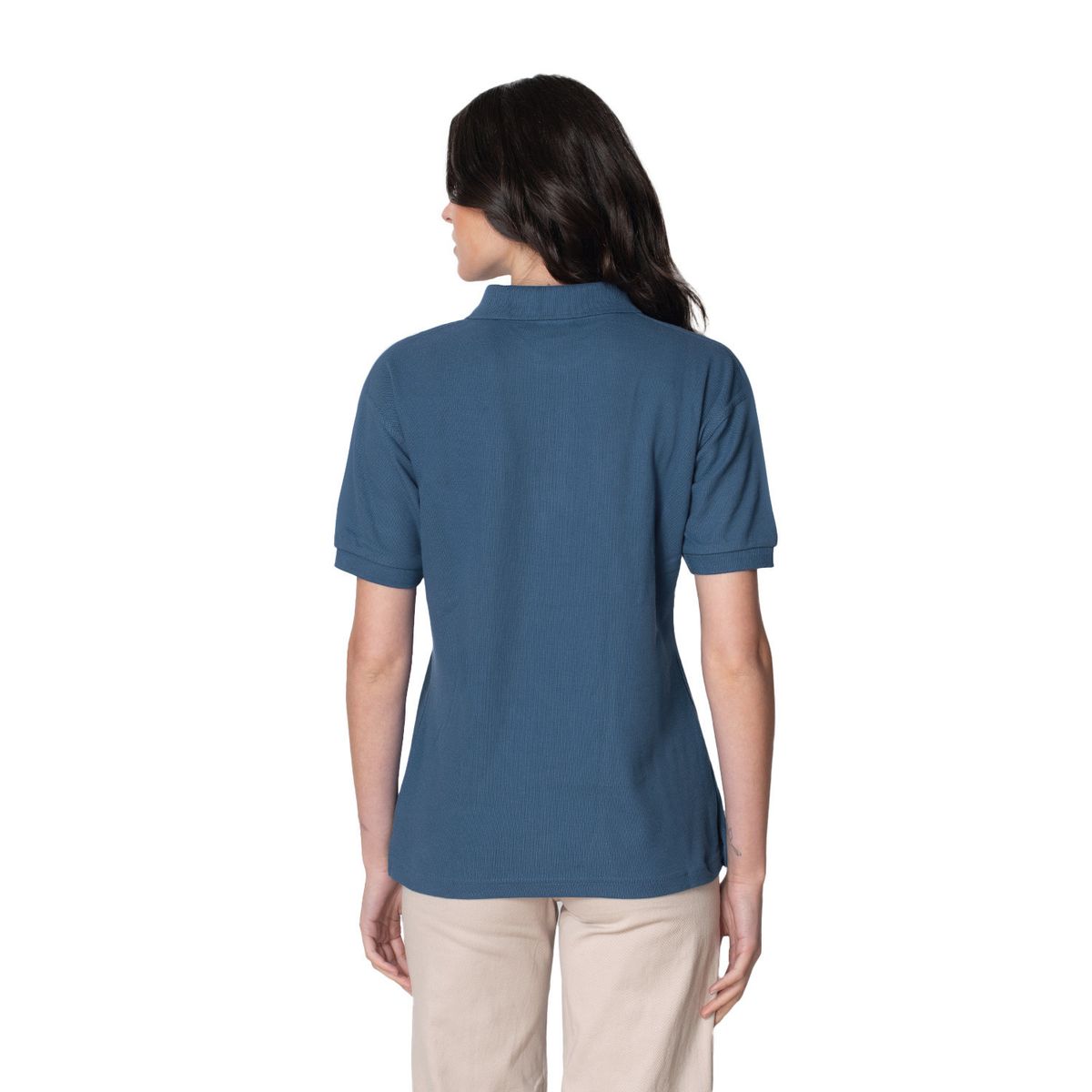 INDUSBORD - Polera Piqué Mujer Premium Manga Corta Protección UV Indusbord