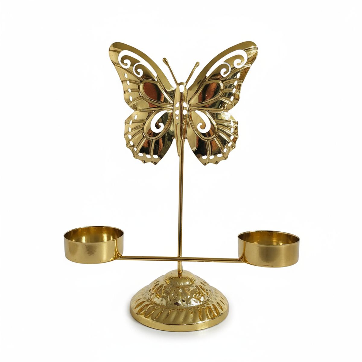 GENERICO - SET FIGURA DE MARIPOSA MONARCA DORADA X3