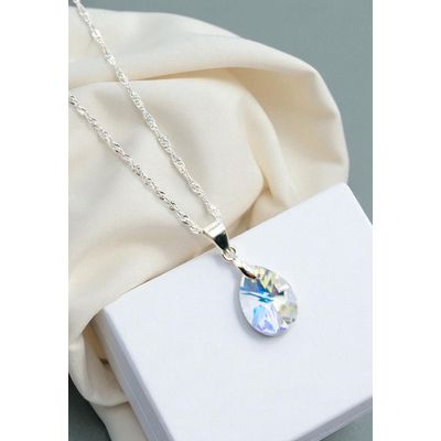 Imagen 2 del producto Collar Encanto Plata 925 creado cristales de Swarovski® Aurora Boreal