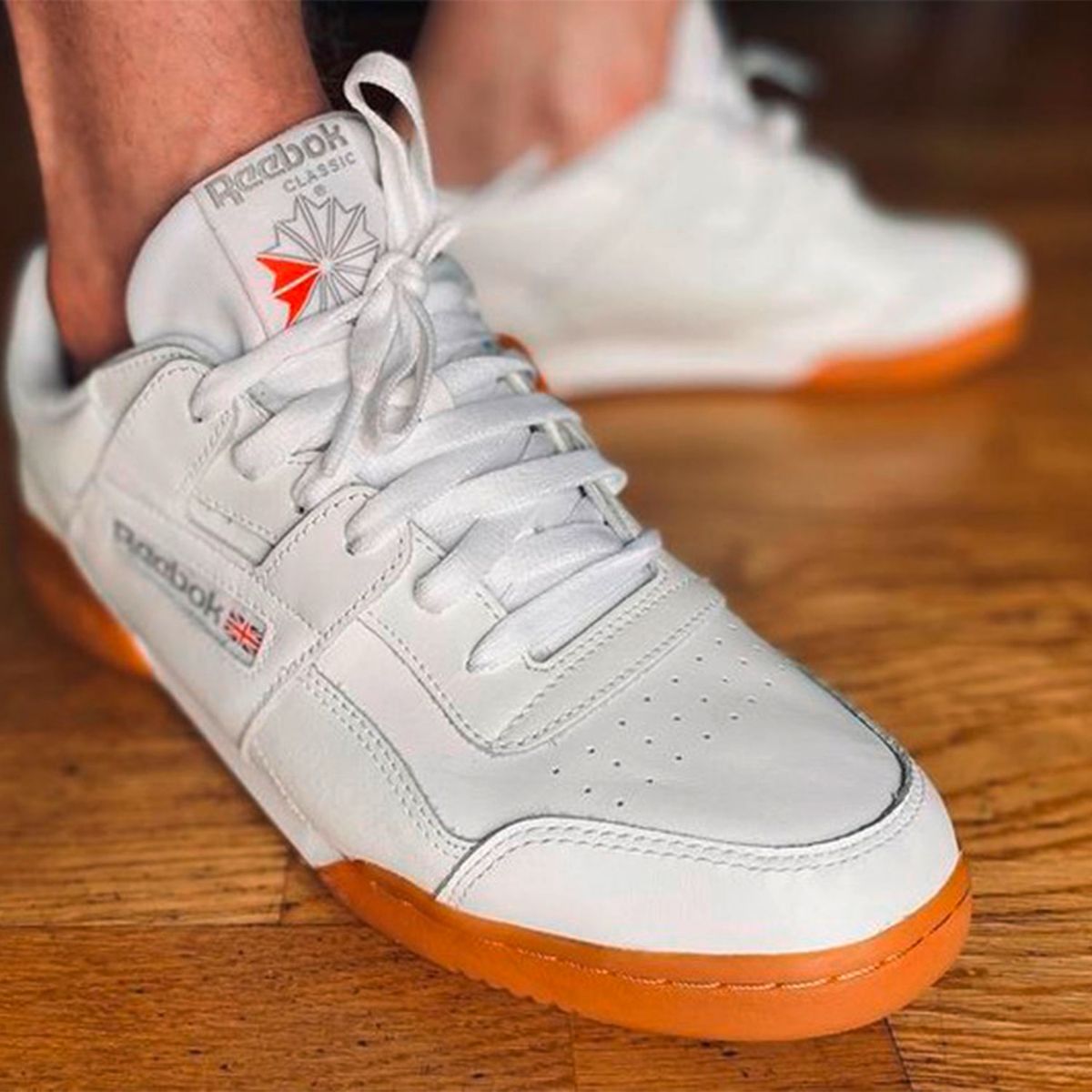 REEBOK - Workout Plus Zapatilla Urbana Hombre Cuero Blanco Reebok