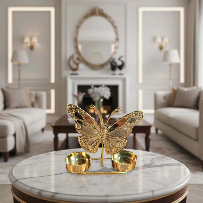 GENERICO - SET PORTAVELA MARIPOSA X3