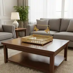 GENERICO - SET BANDEJA ESPEJO DECORATIVA X3