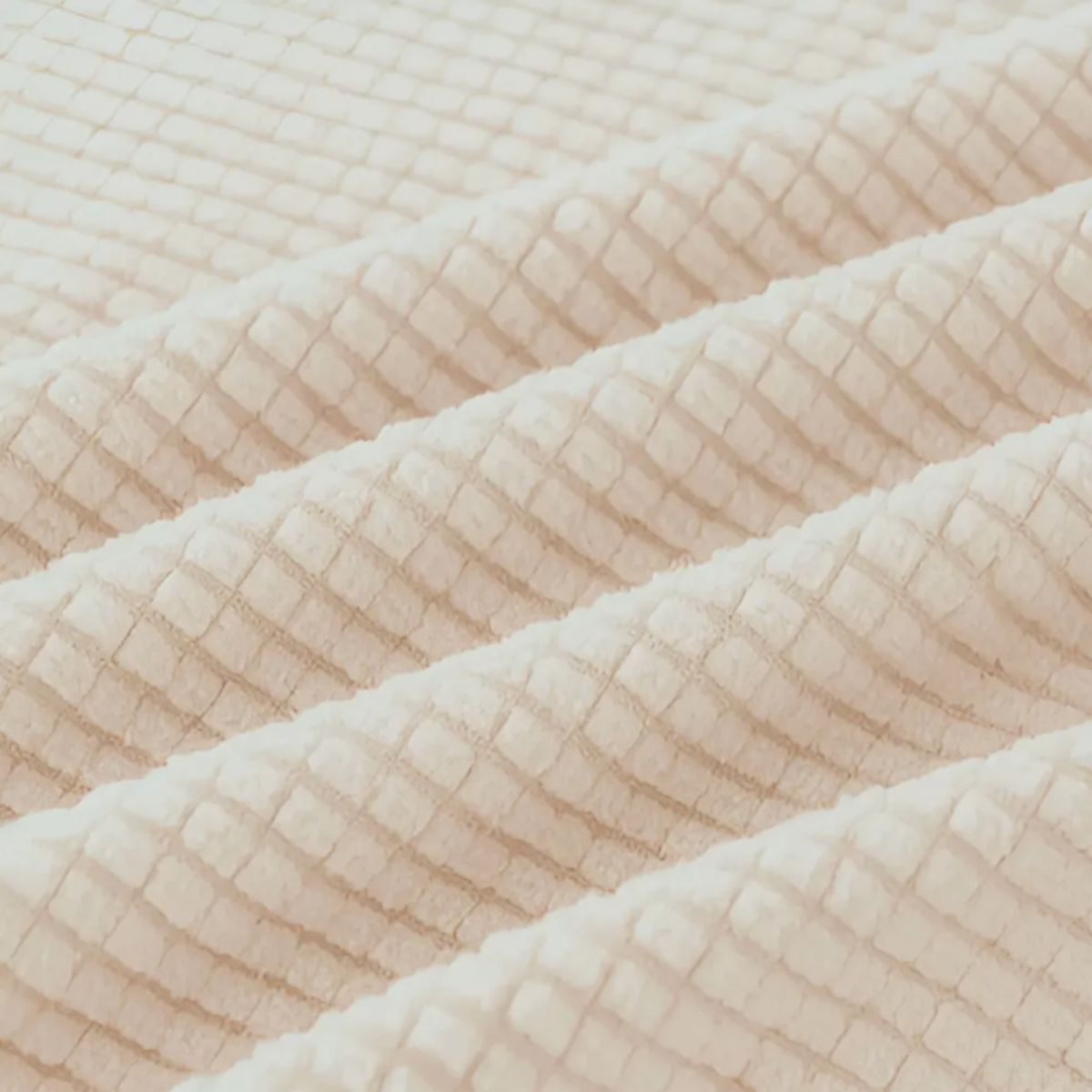 GENERICO - Funda Cubre Sofá Protectora Premium Cuadrille 2 Cuerpos BEIGE