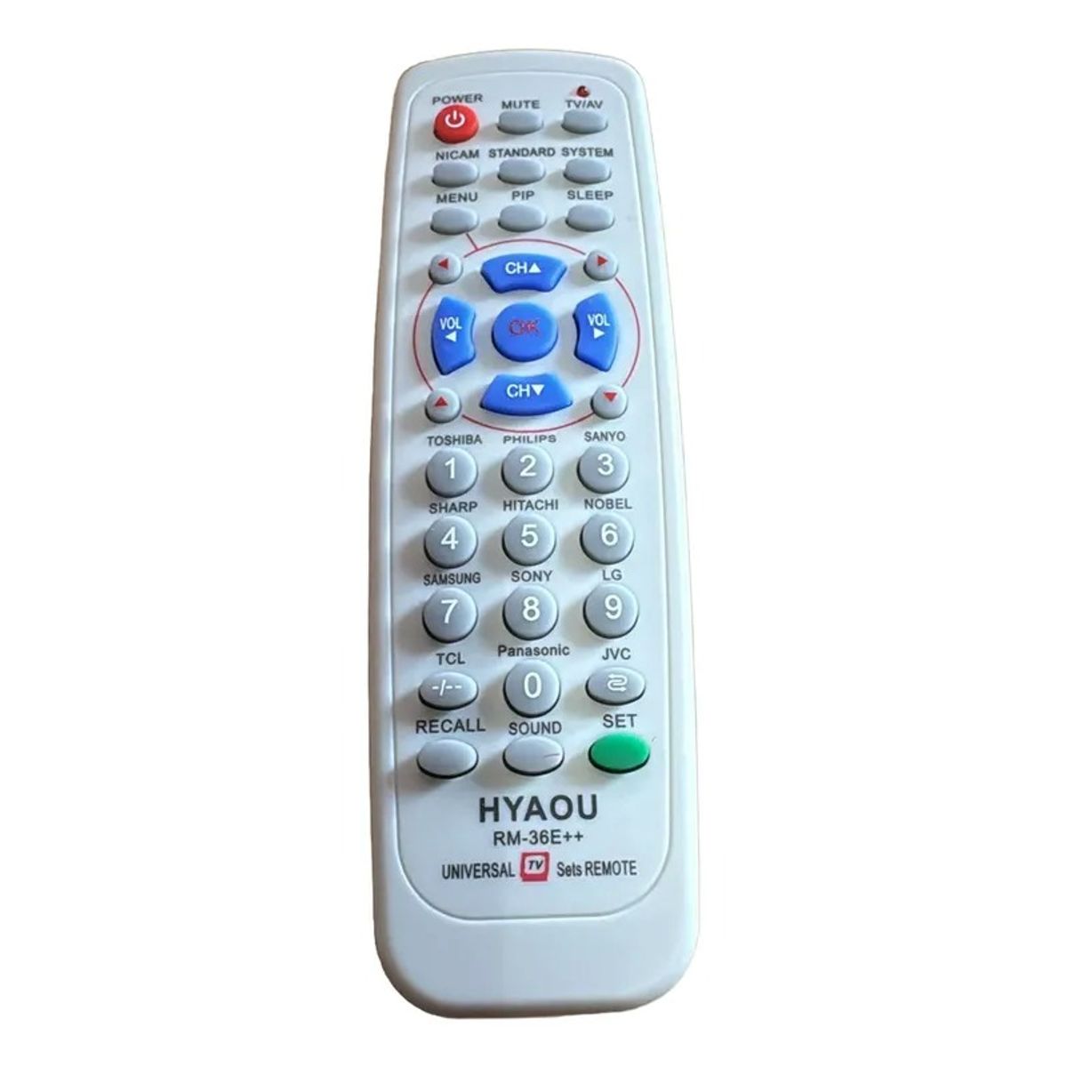 GENERICO - Control Remoto Universal Modelo Rm-36e