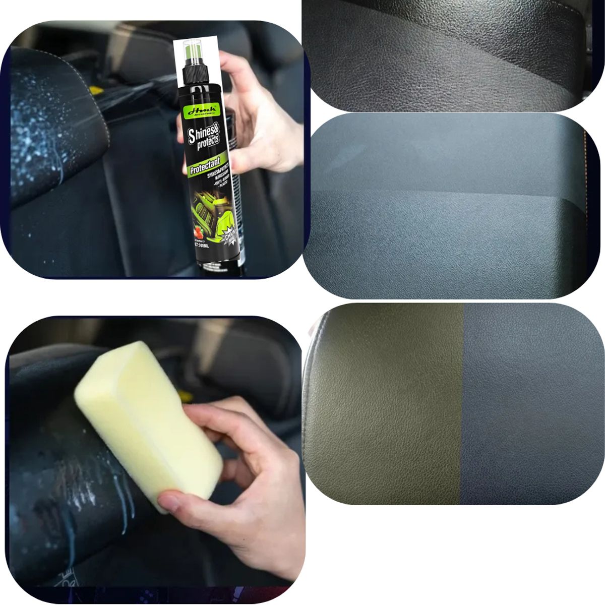 GENERICO - Protector De Cuero Strawberry 300ml Brilla Y Refresca Autos