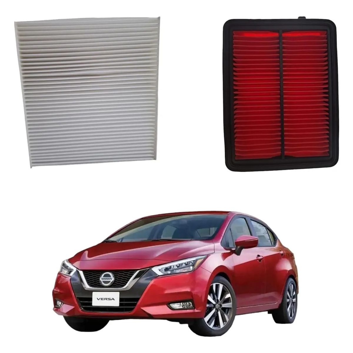 GENERICO - Filtro De Aire Y Polen Nissan Versa 2021- 2024