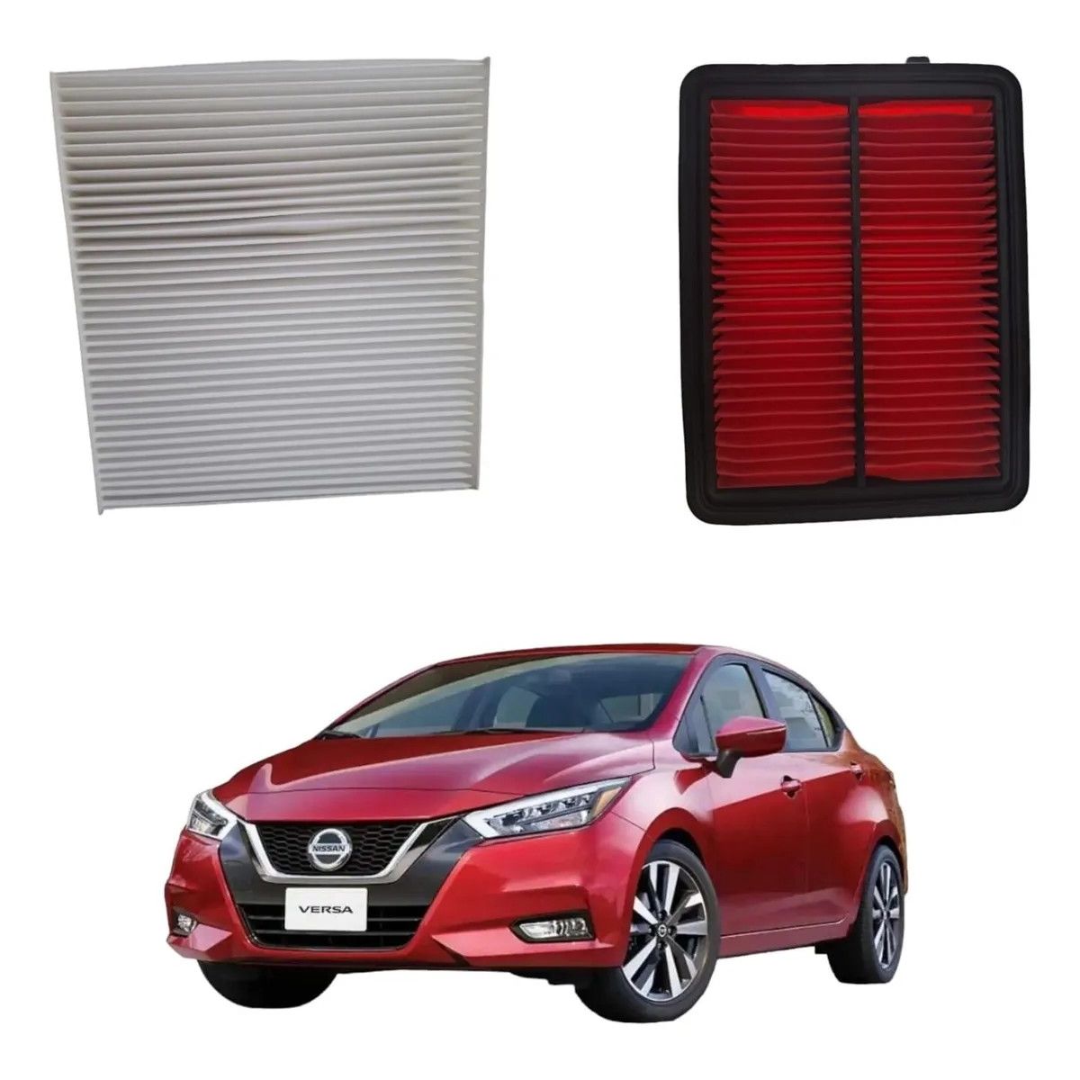 GENERICO - Filtro De Aire Y Polen Nissan Versa 2021- 2024