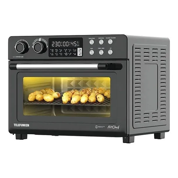 Freidora De Aire Horno Aerofryer 320 Digital 32lt Color Gris Oscuro AirChef