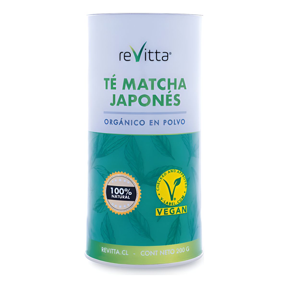 REVITTA WELLNESS - Té Matcha Japonés En Polvo 200 Grs. 100 Servicios