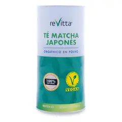REVITTA WELLNESS - Té Matcha Japonés En Polvo 200 Grs. 100 Servicios