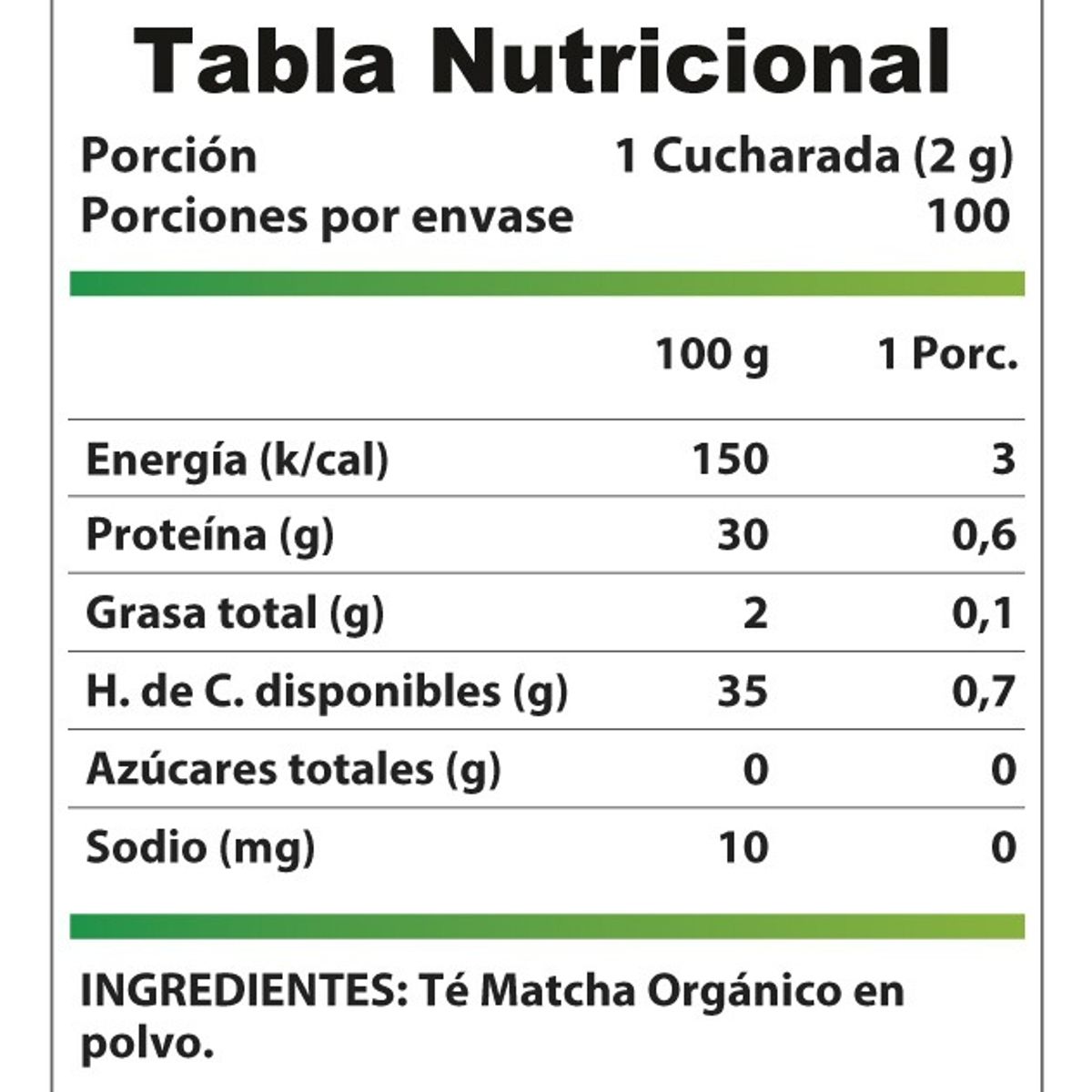 REVITTA WELLNESS - Té Matcha Japonés En Polvo 200 Grs. 100 Servicios