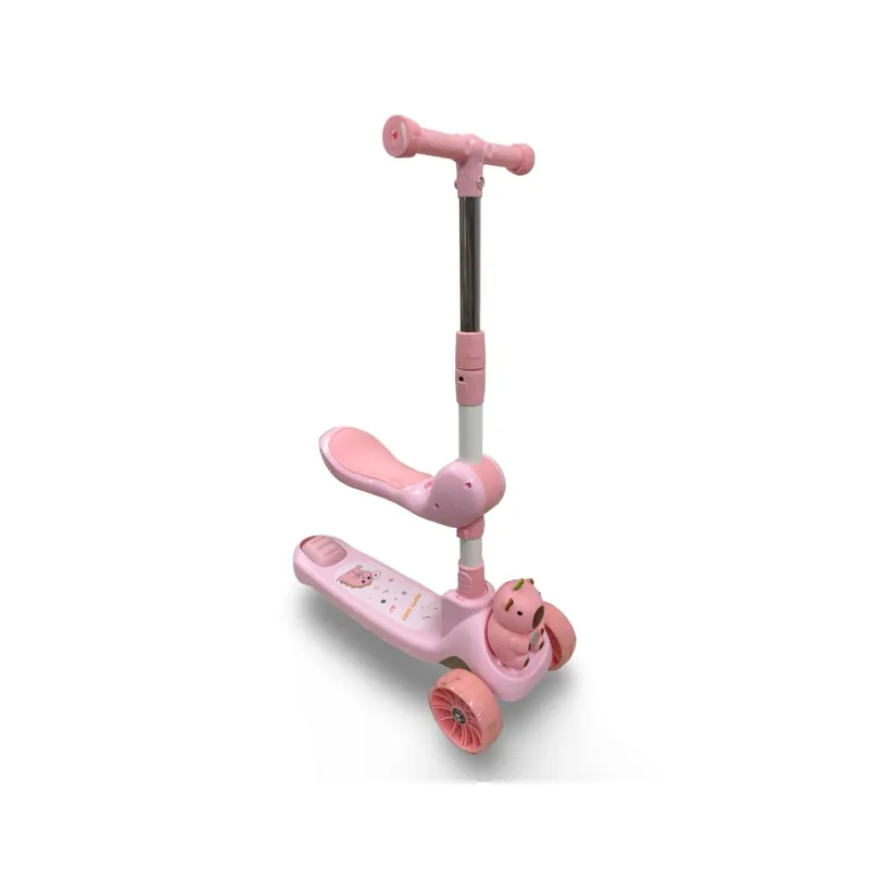 GENERICO - Scooter para niños con diseño de Capibara Rosa