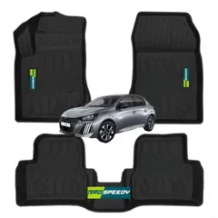 GENERICO - PISOS CALCE PERFECTO PROSPEEDY PEUGEOT 208 2021-2024 3PIEZAS