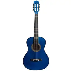 HENDRIX - Guitarra Clasica Funda 36 Pulgadas Mediana Azul