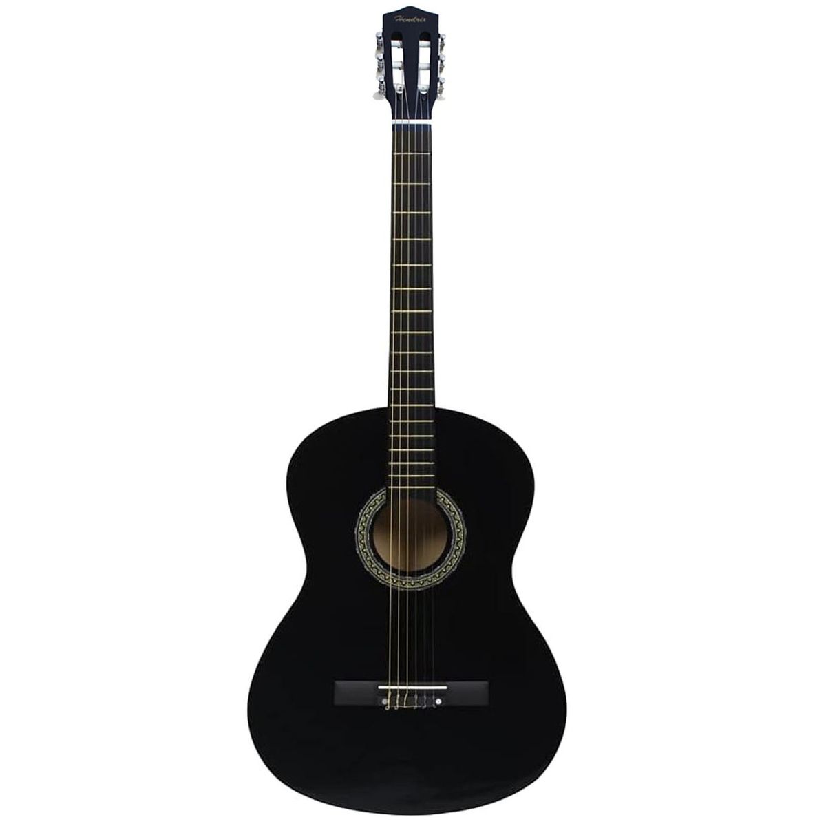 HENDRIX - Guitarra Clasica Funda 36 Pulgadas Mediana Hendrix Negro