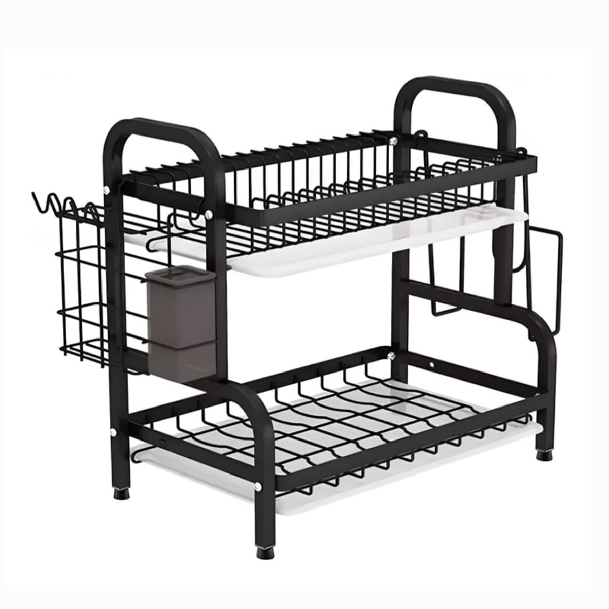 GENERICO - Secador Escurridor De Platos Loza Vajilla 2 Niveles Secaplato Cocina