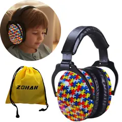 ZOHAN - Protector Auditivo Niños Audífonos Orejeras Antiruido Autismo Renew Puzzle