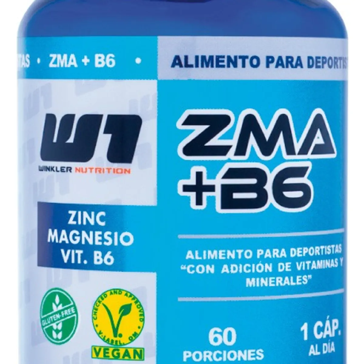 WINKLER NUTRITION - Zma +vitamina B6 Nueva Fórmula 60 Porc. Winkler Nutrition