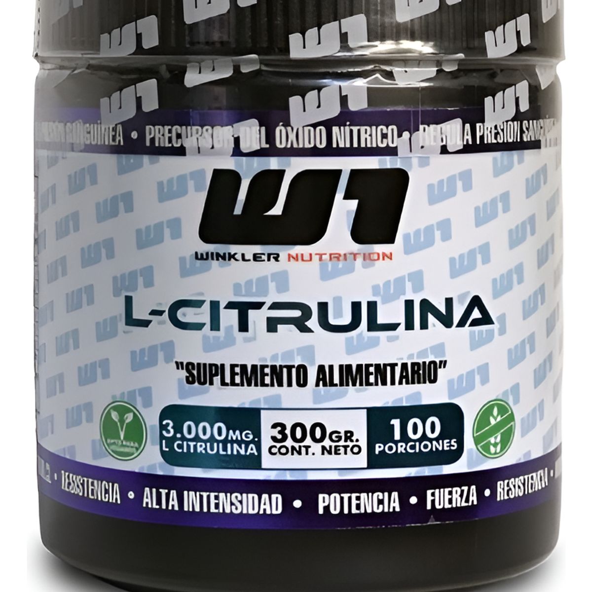 WINKLER NUTRITION - L-citrulina 300g 100 Servicios Vasodilatador + Óxido Nítrico