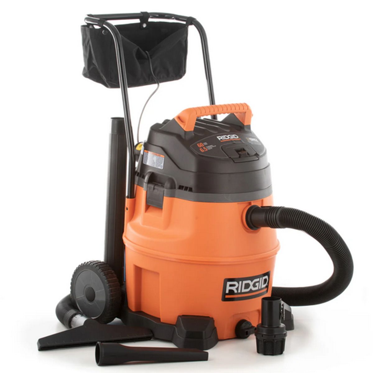 RIDGID - Aspiradora Industrial Seco-mojado 60 Litros 6,5 HP Aspira y Sopla RIDGID