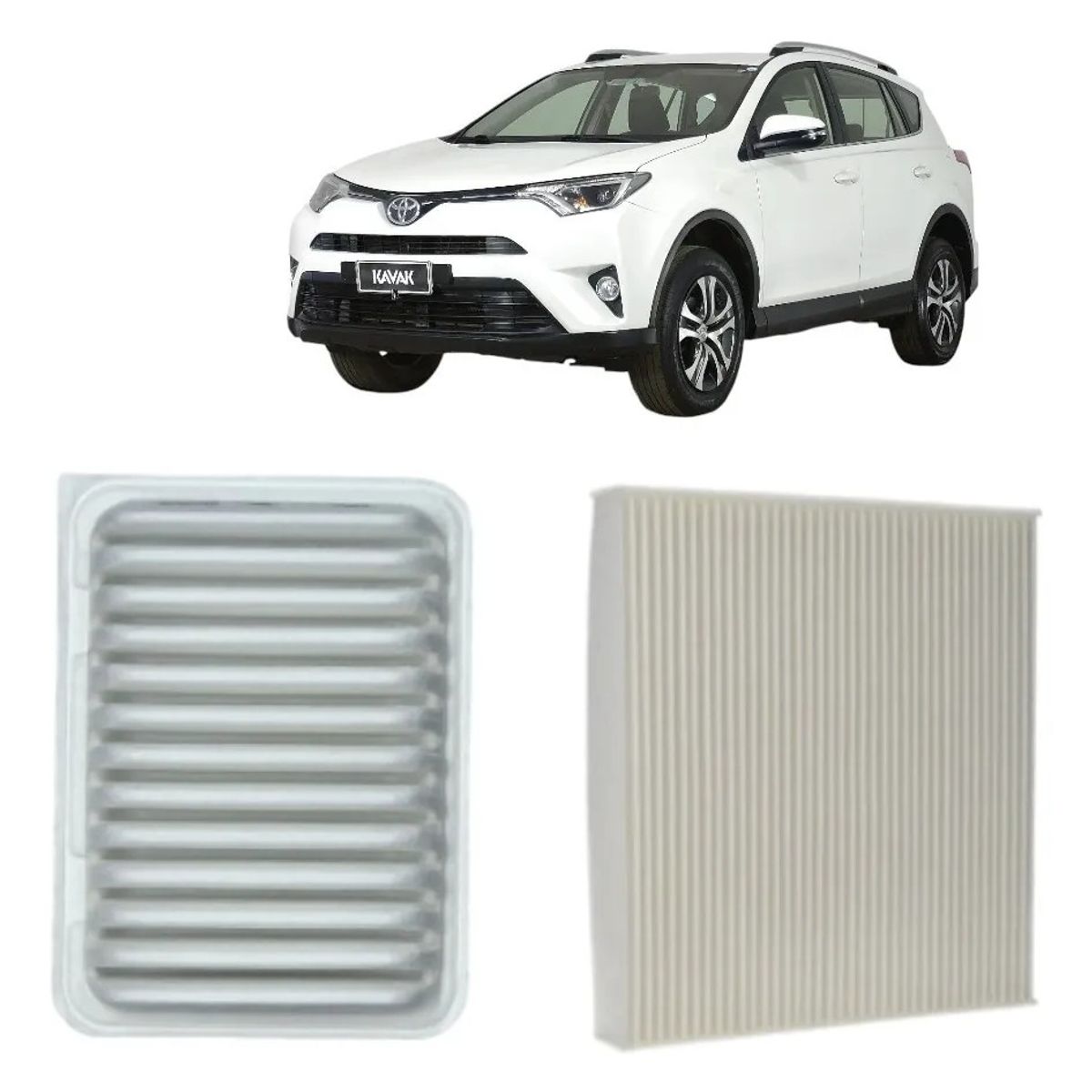 GENERICO - Kit De Filtro Aire Y Polen Rav 4 2.0 2014-2018