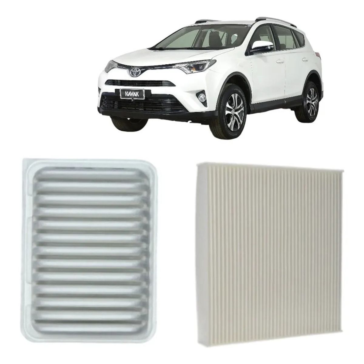 GENERICO - Kit De Filtro Aire Y Polen Rav 4 2.0 2014-2018