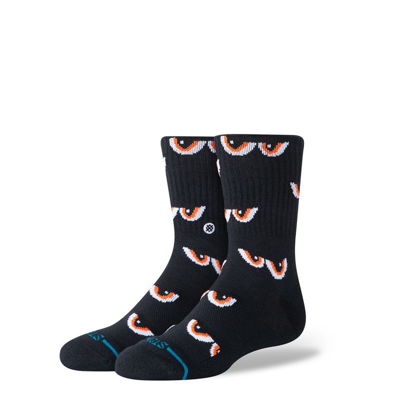 Sock Kids Neightborly Crew Black Negro M