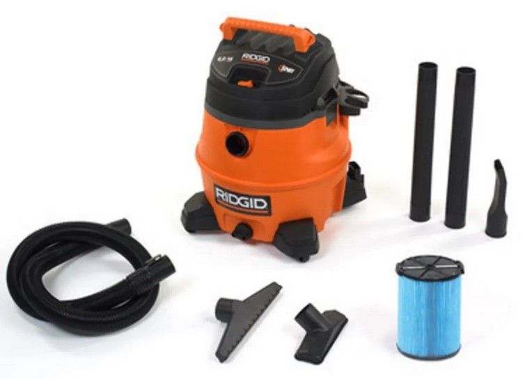 RIDGID Aspiradora Industrial 53L 6HP Seco-Mojado WD-1455 220V 50898