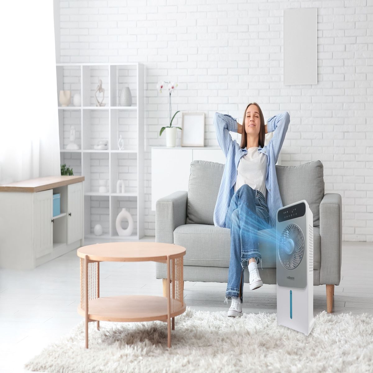 THORBEN - Enfriador de Aire Digital 5L Thor Ice Breeze