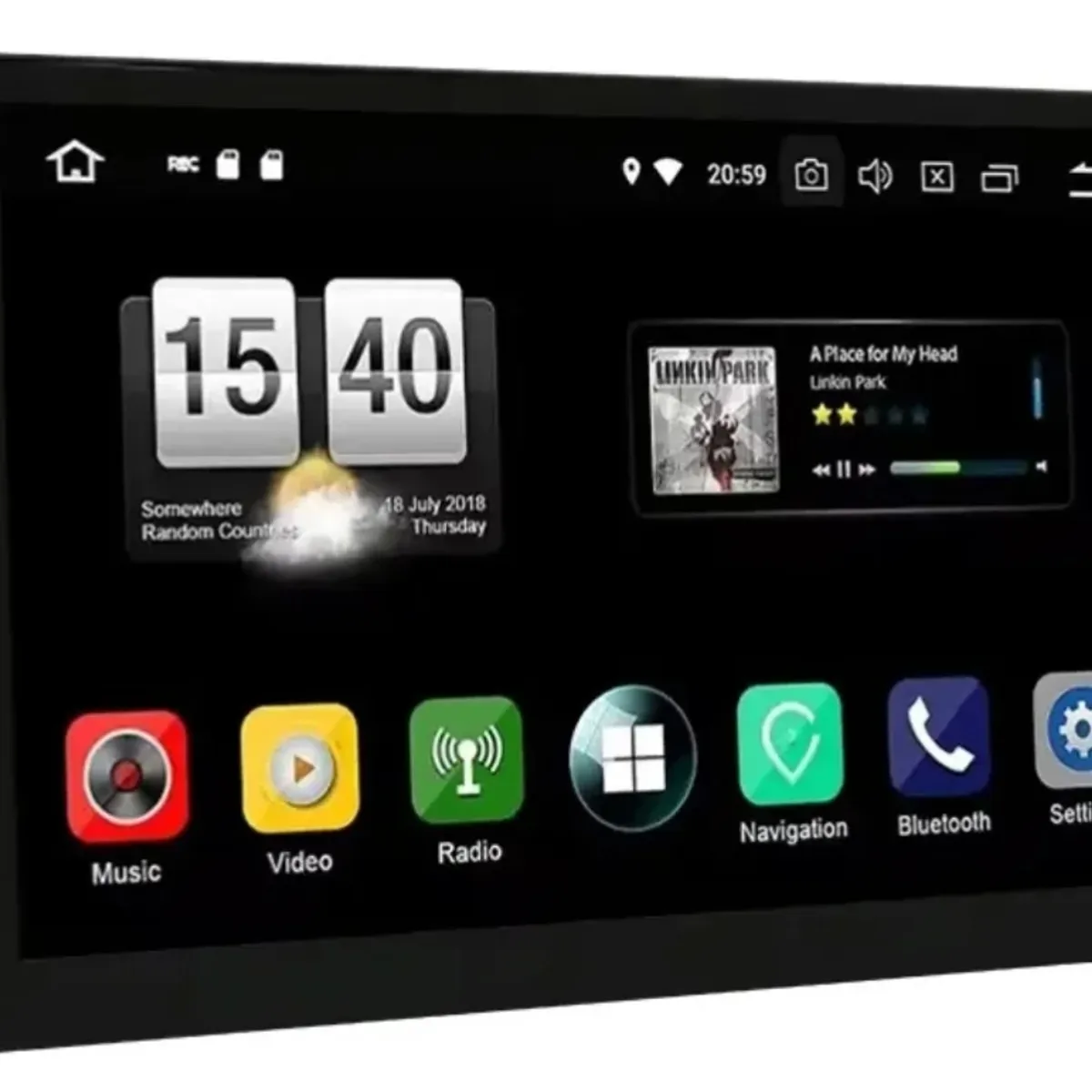 GENERICO - Radio Android de 9 pulgadas con sistema Carplay y Mirror.