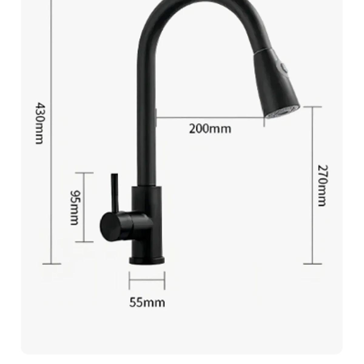 GENERICO - Lavaplatos 78x43cm Beiti Con Llave 2 Modos Accesorios Negro De Sobremesada Con Desague
