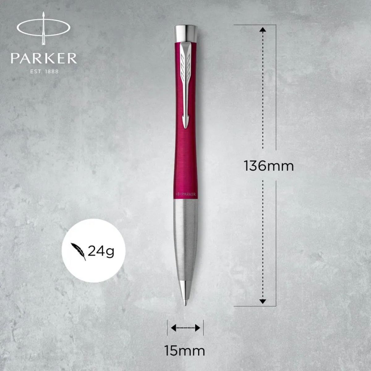 PARKER - Boligrafo Parker Urban Vibrant Magenta Tinta Azul
