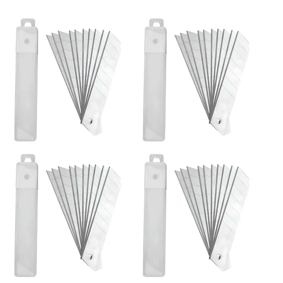 GENERICO - Repuesto cartonero 40 unidades Cuchillo corta carton cutter
