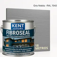 KENT - FIBRO SIDING - GALÓN FIBROSEAL™ - GRIS NIEBLA