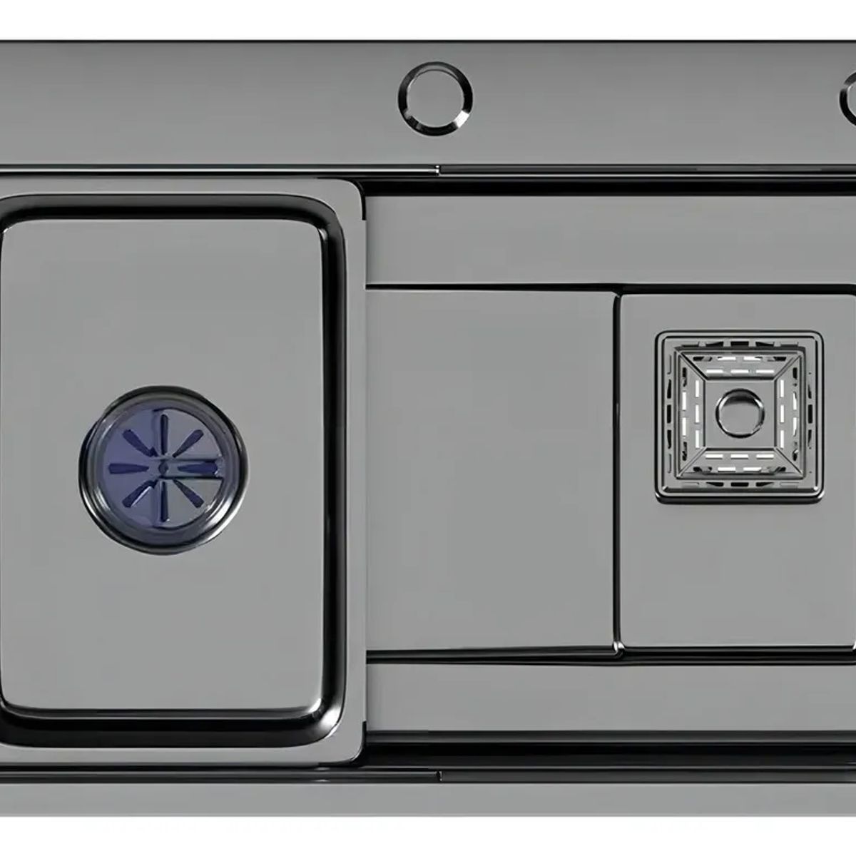 GENERICO - Combo Lavaplatos Multifuncional Empotra 80x45cm X22cm Acero Inoxidable