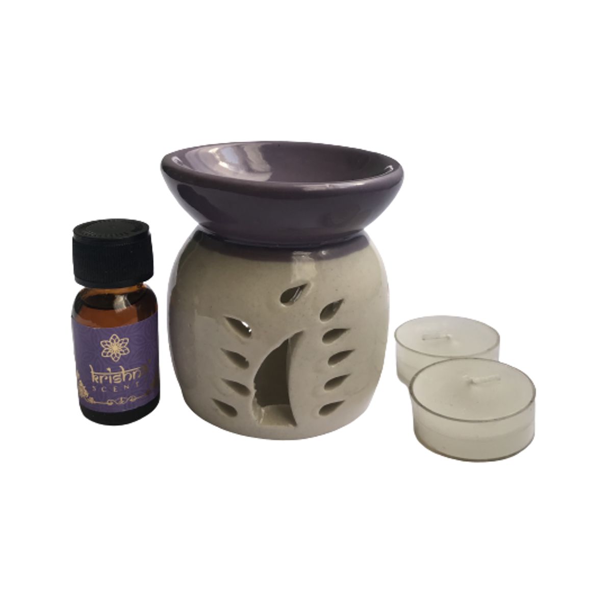 GENERICO - Difusor de ceramica para aceite esenciales aroma Vainilla Panal
