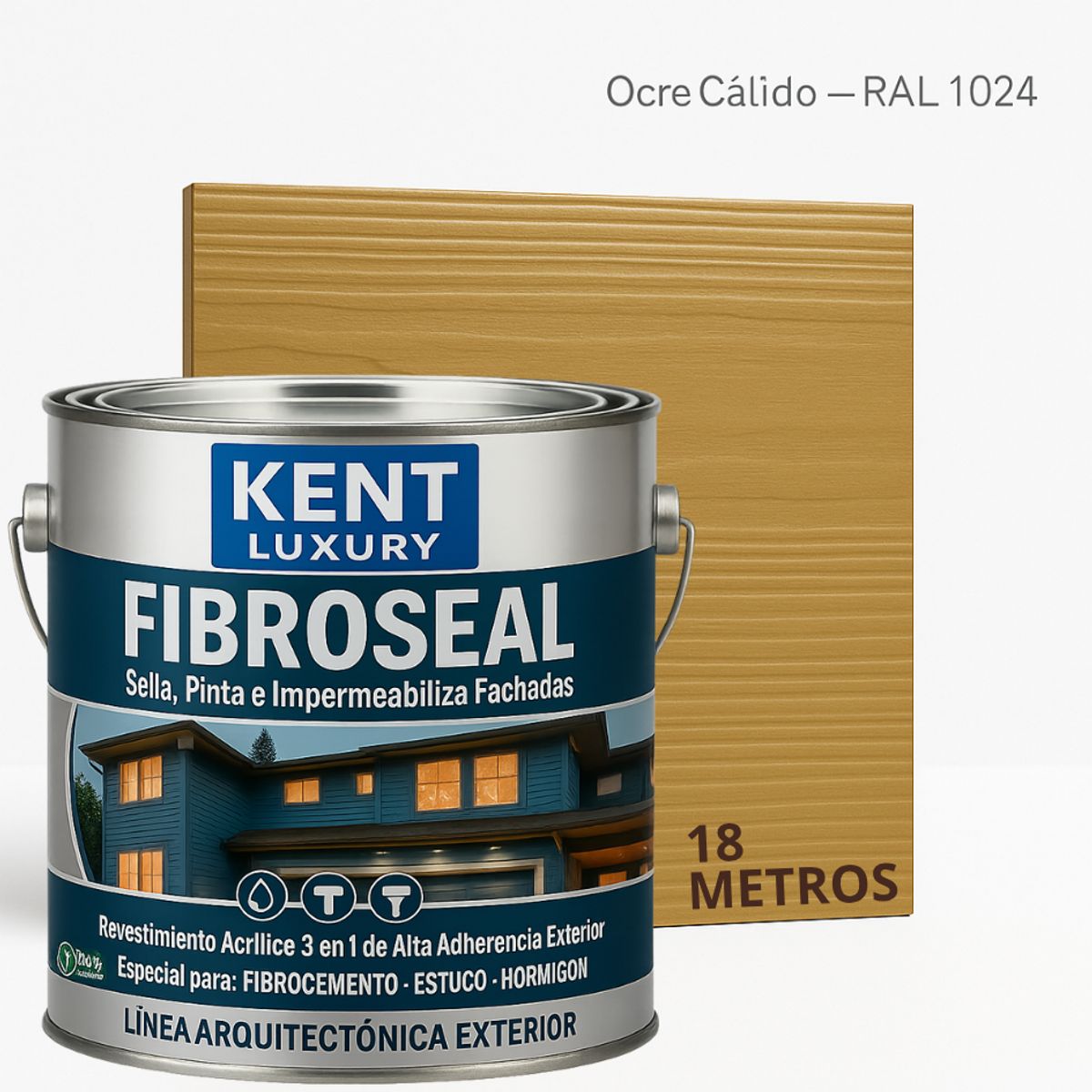 FIBROCEM SIDING - GALÓN FIBROSEAL™ - OCRE CÁLIDO | Sodimac - Falabella