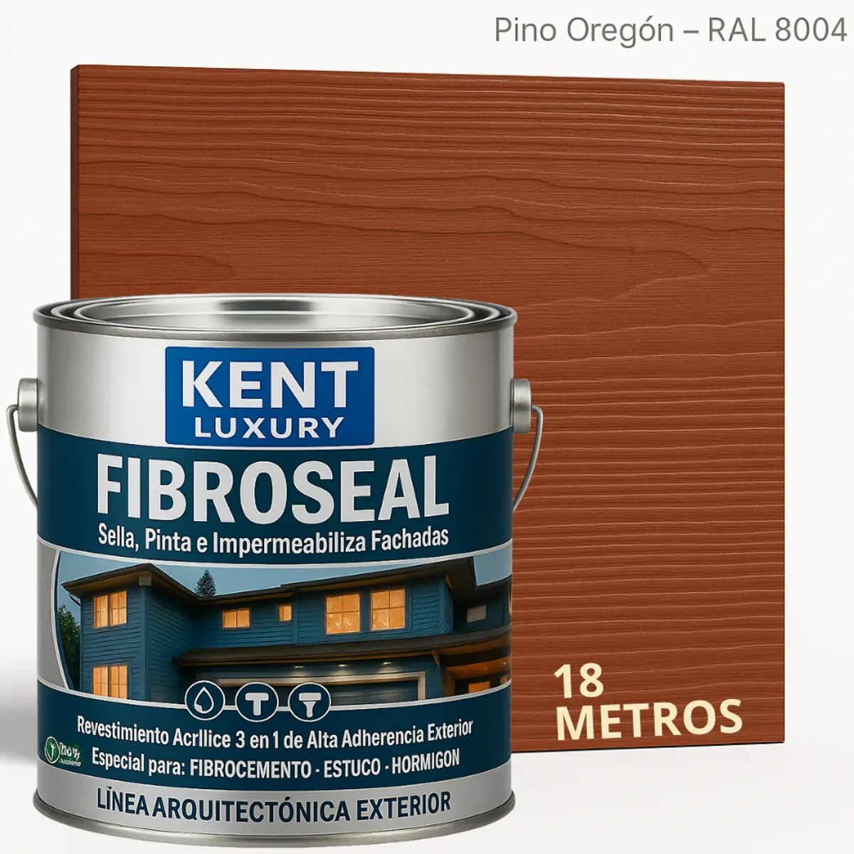 KENT - FIBROCEM SIDING - GALÓN FIBROSEAL™ - PINO OREGÓN