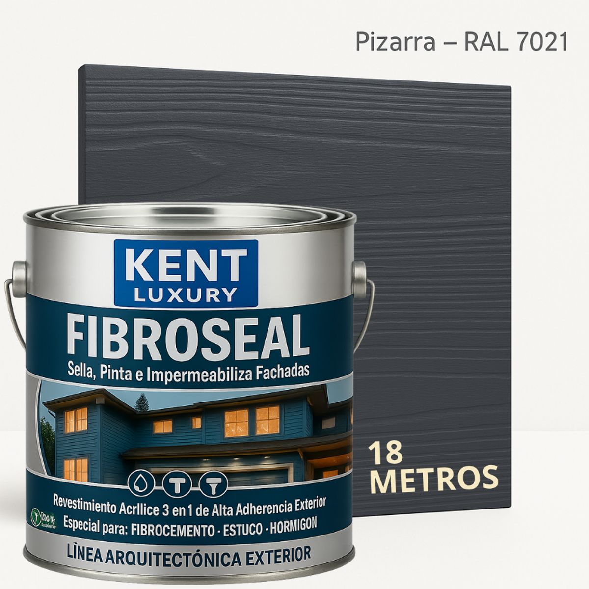 KENT - FIBROCEM SIDING - GALÓN FIBROSEAL™ - PIZARRA