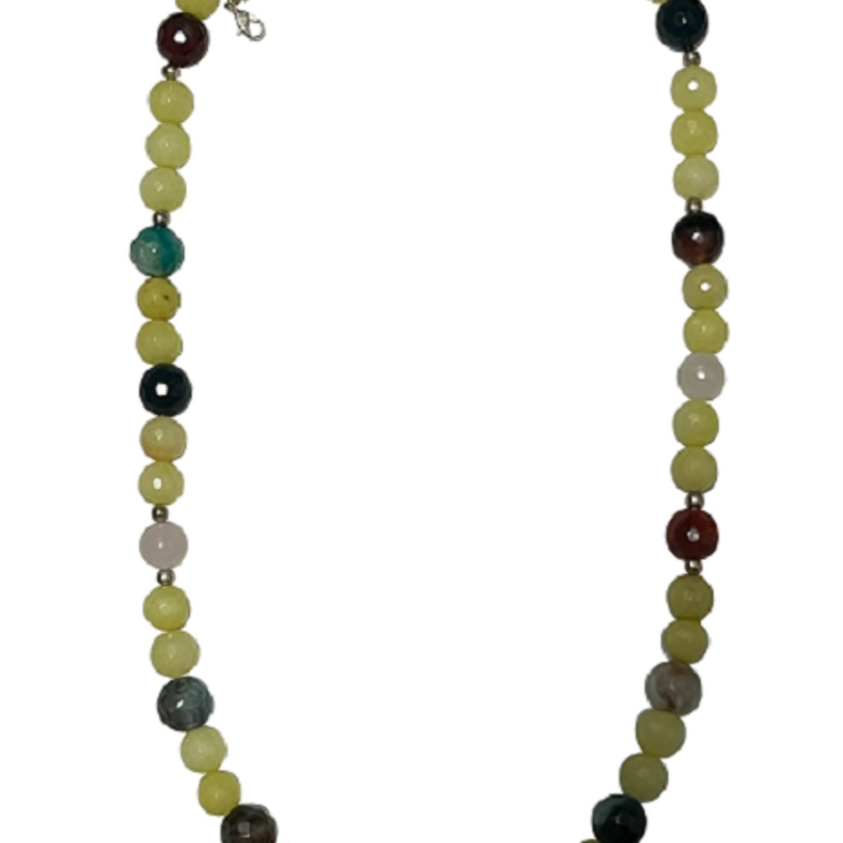 TAETHAI - Collar de plata 925 con piedras naturales semi preciosas