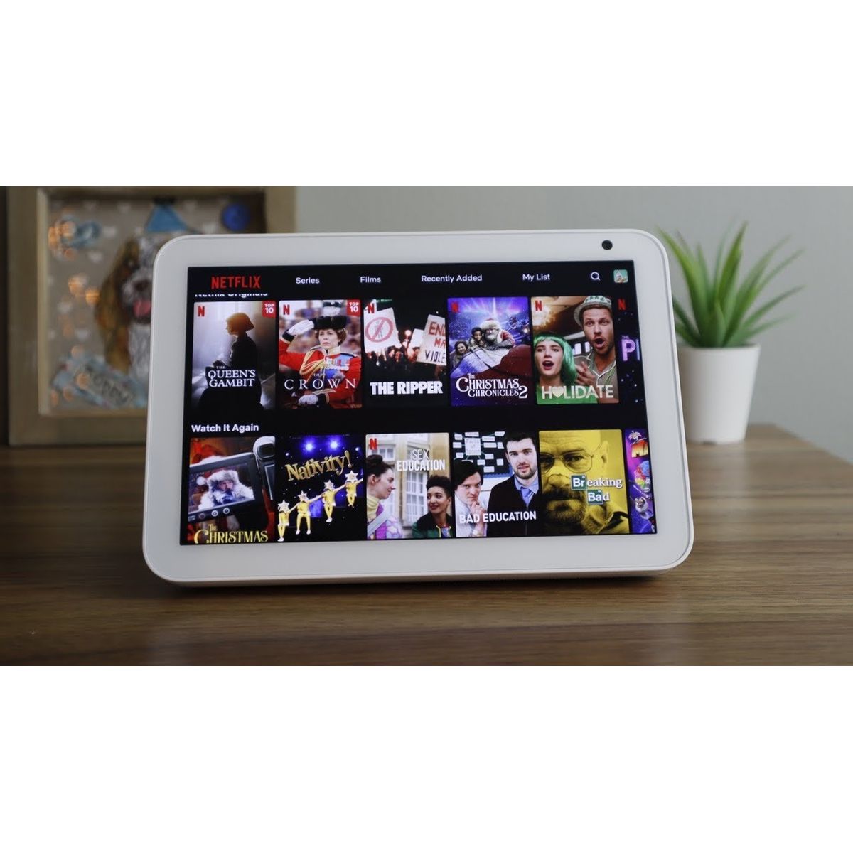 AMAZON - Amazon Echo Show 8 Blanco Con Alexa Compatible Con Apps De Streaming